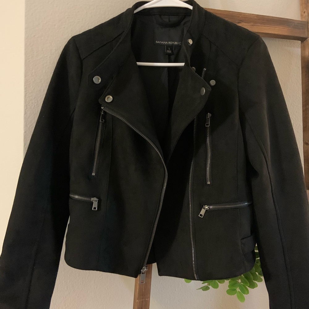 NEW Banana Republic Vegan Moto Jacket